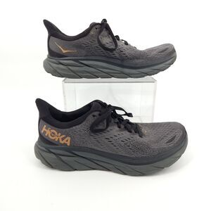 Hoka One One Clifton 8 Shoes Women Size 8.5 B 1119394 ACPP Gray Running